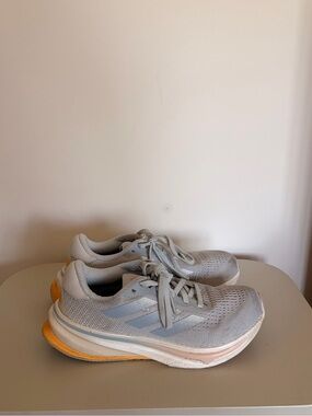 Adidas Supernova Rise Women’s Running Shoes Gray Blue Orange Sz 5.5